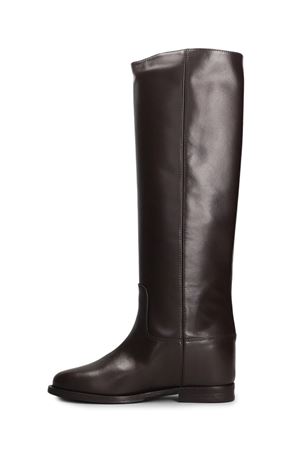 Brown leather high boot VIA ROMA 15 | 2568PELLETESTADIMORO